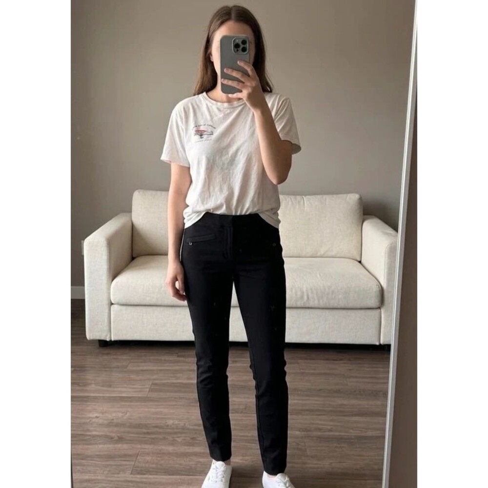 Gap Bi-Stretch Ultra Skinny Black Ankle Pants